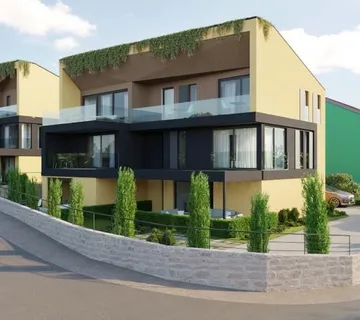 OTOK KRK, GRAD KRK - Dvoetažni apartman u novogradnji 106 m2