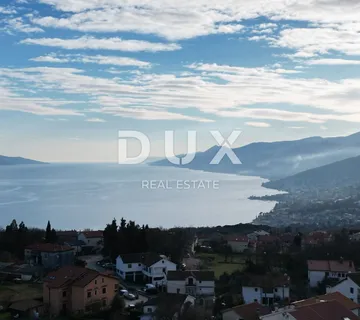OPATIJA, MATULJI- villa s apartmanima 1000m2 s panoramskim pogledom na more + okućnica 2200m2