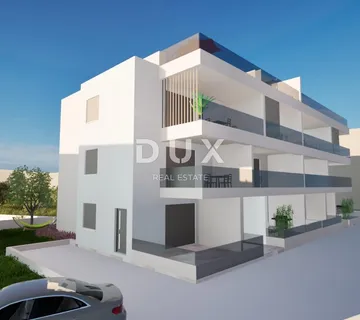 VODICE, SRIMA – 2 spavaće sobe, 50 m od mora, vrt 37m², pogled na more - Srima, Vodice