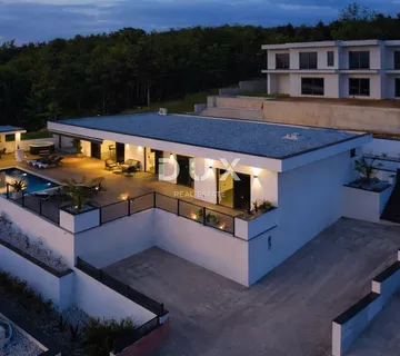 KVARNER, CRIKVENICA - Moderna vila s panoramskim pogledom na more