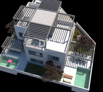 ZADAR, NIN - Duplex zgrada sa dva etažna stana i bazenima