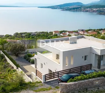 NOVI VINODOLSKI, KLENOVICA- moderna villa 170 m2 s prekrasnim pogledom na more i bazenom + uređena okućnica 600 - Klenovica, Novi Vinodolski
