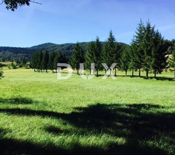GORSKI KOTAR, RAVNA GORA - Teren 4440 m2, 2400 m2 građevinski! - Stari Laz, Ravna Gora
