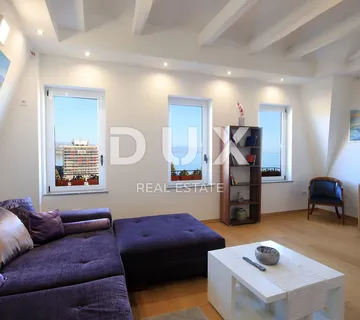 OPATIJA-CENTAR za najam nudimo ovu vrhunsku elegantnu i profinjenu nekretninu s panoramskim pogledom na more