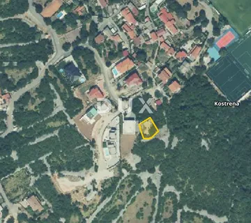 KOSTRENA - Povoljno zemljište na cca 800 m od obale - Kostrena Sveta Lucija, Kostrena