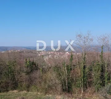 ISTRA, VIŽINADA - Građevinsko zemljište na brežuljku s panoramskm pogledom
