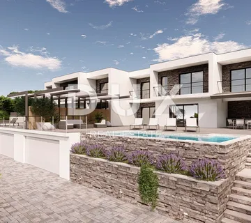 CRIKVENICA - Luksuzna dvojna vila s panoramskim pogledom