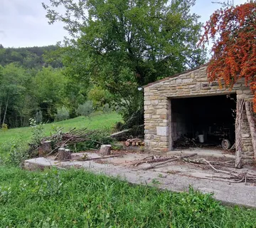 ISTRA, GRAČIŠĆE - Kameni objekti s prostranim zemljištem na osami