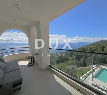 OPATIJA, LOVRAN - ekskluzivan stan s panoramskim pogledom i bazenom