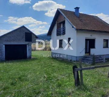 Ogulin, Lička Jesenica - Kuća U Prirodi + Zemljište!!! - Lička Jesenica, Saborsko