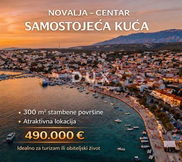 OTOK PAG, NOVALJA - Samostojeća kuća u centru