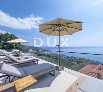 OPATIJA, LOVRAN - ekskluzivan stan s panoramskim pogledom i bazenom