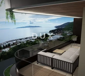 OPATIJA, IČIĆI - Premium stan s terasom i spektakularnim pogledom - Ičići, Opatija