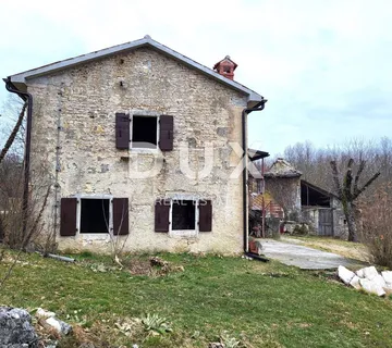 ISTRA, PAZIN - Istarska kuća zadnja u nizu s pripadajućom okućnicom, UPORABNA DOZVOLA - Lindar, Pazin