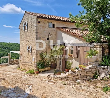 ISTRA, BUJE - Kamena kuća sa spektakularnim pogledom