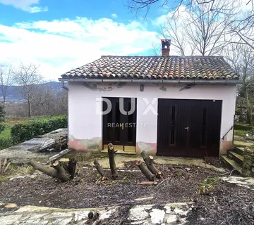 ISTRA, LABIN - Prizemna kućica, otvoreni pogled i prostrana okućnica na mirnoj lokaciji