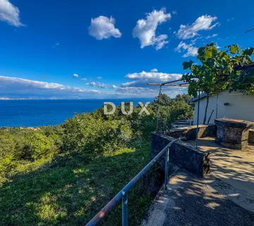 OPATIJA, LOVRAN - Prekrasna starina s panoramskim pogledom i 1800m2 zemljišta - Tuliševica, Lovran