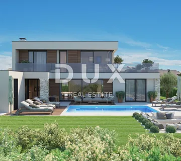 ISTRA, POREČ (okolica) - Moderna vila u izgradnji sa pogledom na more
