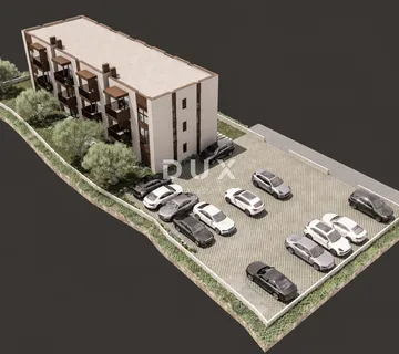 VODICE – Dvosoban stan s pogledom na more u novogradnji, 2 parkirna mjesta, mirna lokacija