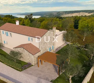 ISTRA, RABAC – Prostrano građevinsko zemljište s dozvolom za gradnju - Pogled na more! - Rabac, Labin