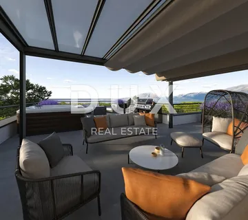 OTOK PAG, MANDRE - luxuzni 3s+db penthouse u visokokbalitetnoj novogradnji - Mandre, Kolan