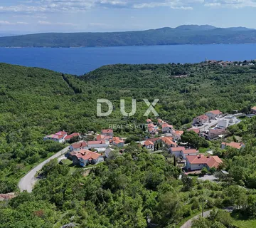 Mošćenička Draga, Brseč, građevinsko zemljište, 1173 m2, projekt - Brseč, Mošćenička Draga