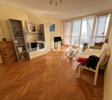 RIJEKA, RASTOČINE - 3S + DB s balkonom i panoramskim pogledom na more