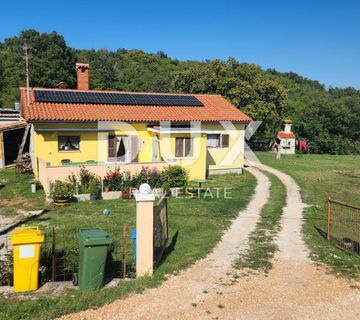 ISTRA, LABIN - Kuća na osami s pomoćnim objektima i pogledom na more - cover