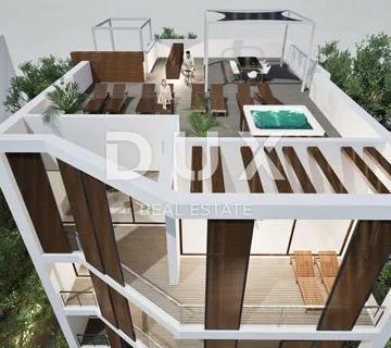 ZADAR, PETRČANE - Punta Skala! Luksuzni penthouse 2 minute od plaže s panoramskim pogledom na more! S3 - cover