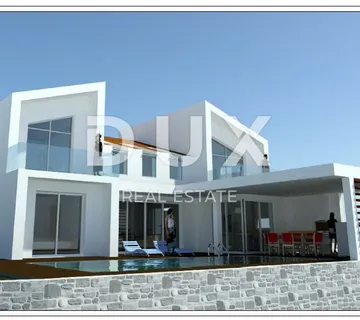 ISTRA, KAŠTELIR - Građevinsko zemljište s idejnim projektom i pogledom na more - cover