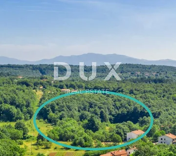 ISTRA, LABIN - Prostrano građevinsko zemljište na rubu naselja - cover