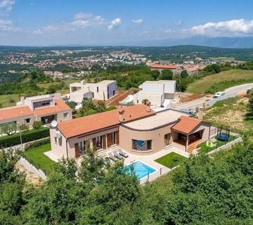 ISTRA, LABIN - Prekrasna vila s bazenom 205 m2 - cover