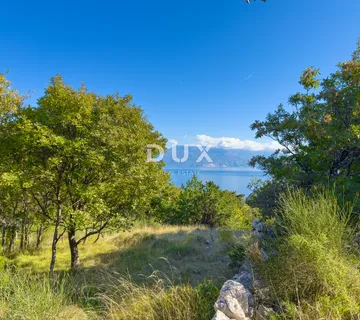 OTOK KRK, BAŠKA - Zemljište s pogledom na more - cover