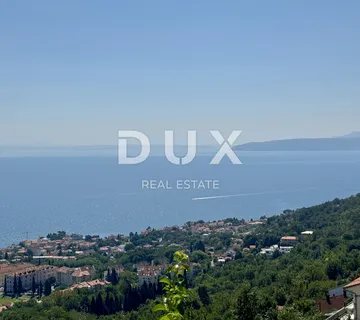 OPATIJA, LOVRAN - zemljište iz snova s panoramskim pogledom na more koji ostavlja bez teksta - cover