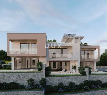 ŠIBENIK, VODICE – Luksuzni triplex s bazenom i pogledom na more - cover