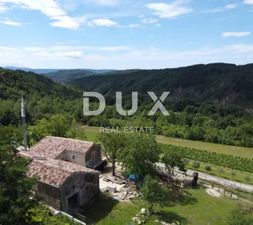 ISTRA,CEROVLJE - Istarska stancija s dvije kamene kuće i prostranom okućnicom – raj za ljubitelje prirode! - cover