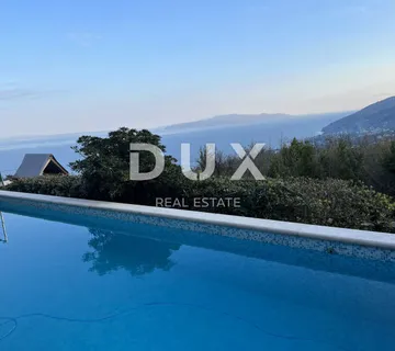 OPATIJA, POLJANE - Rustikalna vila od 300m2 s panoramskim pogledom na Kvarnerski zaljev - cover