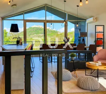 ISTRA, MOTOVUN - Vila posebne arhitekture s prekrasnim pogledom! - cover