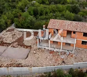 ISTRA, RABAC - Kuća u izgradnji s pogledom na more - cover