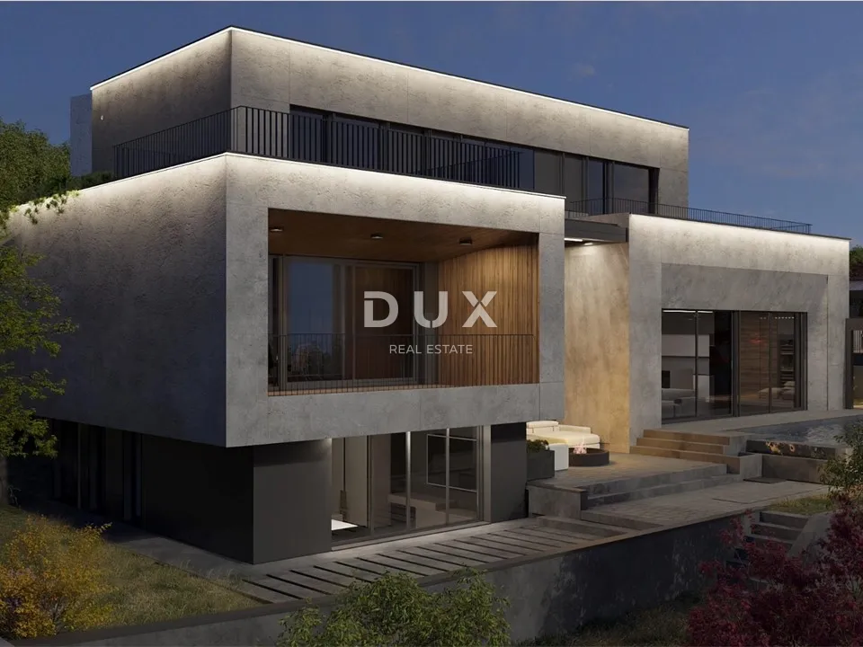 OPATIJA, CENTAR - prekrasna luksuzna vila iznad centra Opatije s panoramskim pogledom na more i velikom okućnicom  - cover