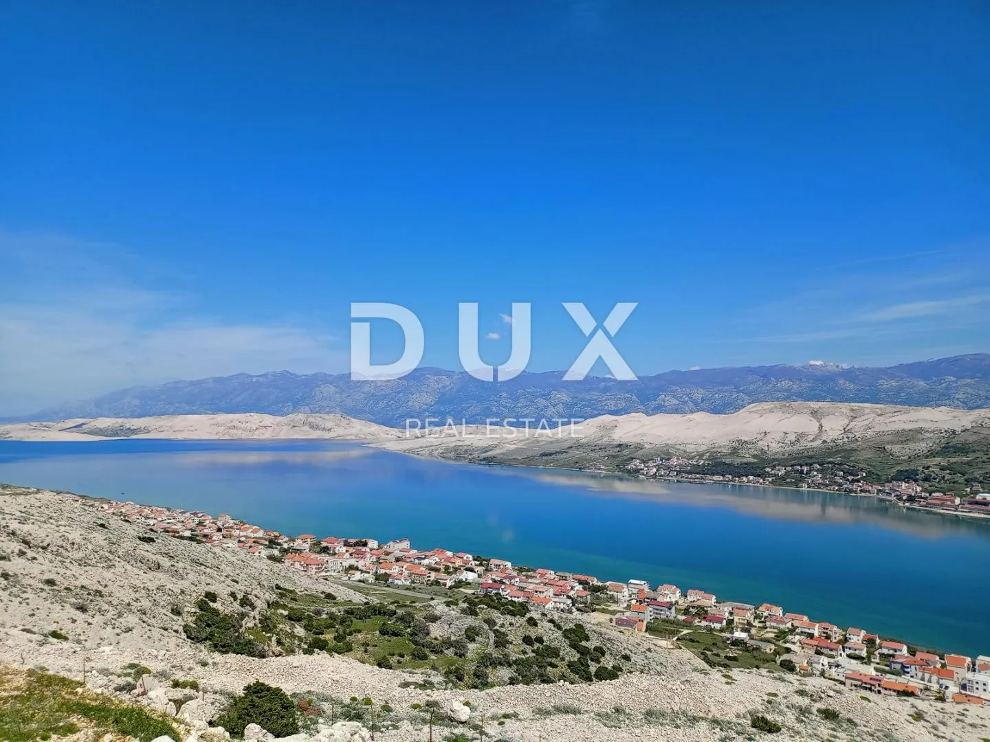 OTOK PAG, PAG - Građevinsko zemljište s impresivnim pogledom na more - cover