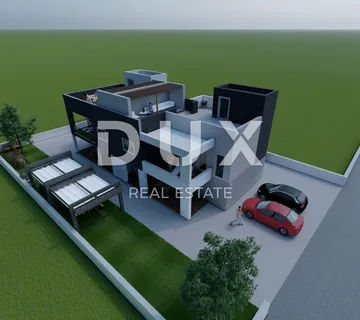 ZADAR, VRSI - Dvojna Kuća s Privatnim Bazenom i Ogromnom Terasom s Pogledom na More! A2 - cover