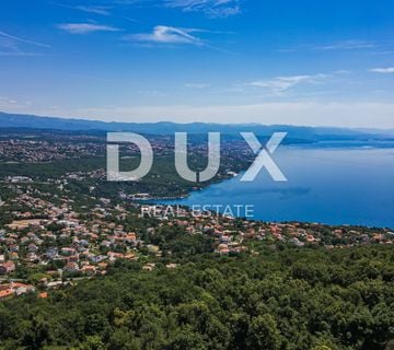 OPATIJA, BREGI - samostojeća kuća 180m2 s panoramskim pogledom na more + okućnica 600m2 - cover