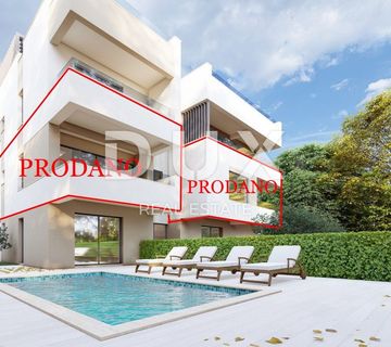  ZADAR, MASLENICA - Vrhunski penthouse sa spektakularnim pogledom na more! 200 metara od mora! Novogradnja! S5 - cover