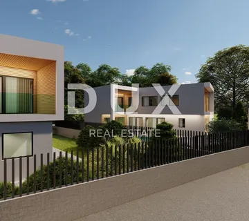 ISTRA, POMER - Moderna novgradnja u ROH BAU fazi s pogledom na more - cover