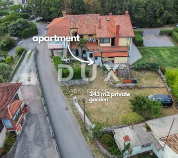 OPATIJA, POBRI - prizemlje od 120 m2 za adaptaciju, pogled na more i veliki vrt - cover