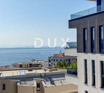 OPATIJA, CENTAR - stan 132m2 u novogradnji s vrtom, bazenom, garažom, pogled na more, centar Opatije - cover