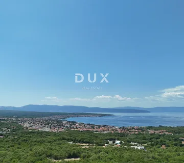 OTOK KRK, MALINSKA (okolica) - Građevinsko zemljište s projektom - cover