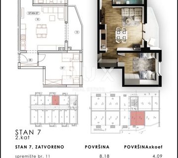 KASTAV, REŠETARI - 2S+DB u novogradnji, 2.kat, balkon, garažno mjesto - cover