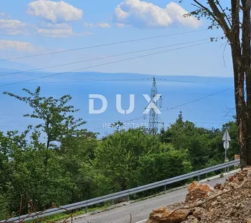 OPATIJA, BREGI - građevinski teren 1945m2 s pogledom na more za poslovno- stambenu ili stambenu zgradu – stanove / obiteljsku kuću / villu / kuću za iznajmljivanje - odmor s bazenom - cover